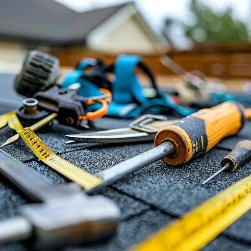 tools on roof